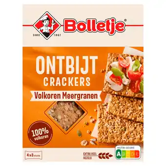 PLUS Bolletje Ontbijtcrackers volkoren meergranen aanbieding