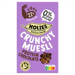 PLUS Holie's Crunchy muesli protein chocolate aanbieding