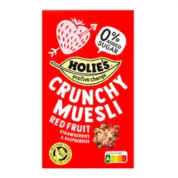PLUS Holie's Crunchy muesli red fruit aanbieding