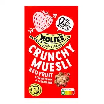 PLUS Holie's Crunchy muesli red fruit aanbieding