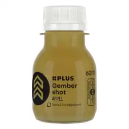 PLUS PLUS Vers shot gember appel aanbieding