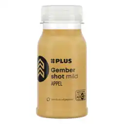 PLUS PLUS Vers shot gember appel (mild) aanbieding