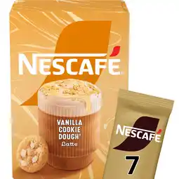 PLUS Nescafe Vanilla cookie dough sticks aanbieding