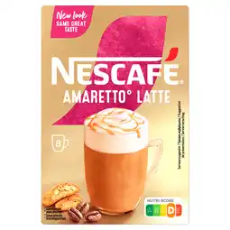 PLUS Nescafe Latte Amaretto Oploskoffie aanbieding