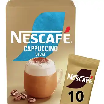 PLUS Nescafe Cappuccino gold decaf Oploskoffie aanbieding