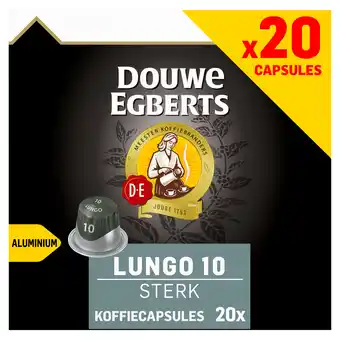 PLUS Douwe Egberts Capsules lungo 10 sterk aanbieding