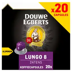 PLUS Douwe Egberts Lungo intens koffiecups voordeelpak aanbieding