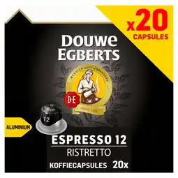 PLUS Douwe Egberts Capsules espresso 12 ristretto aanbieding