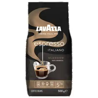 PLUS Lavazza Caffe Espresso Koffiebonen aanbieding