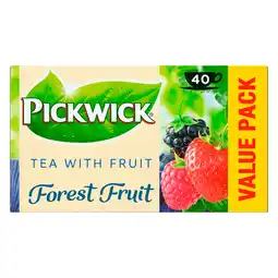 PLUS Pickwick Bosvruchten fruit thee VDP aanbieding