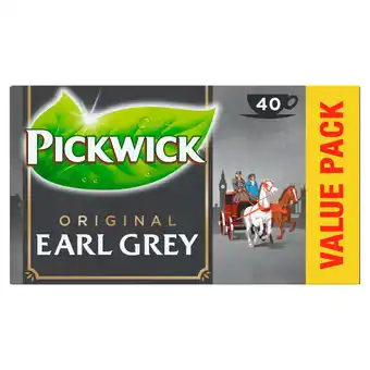 PLUS Pickwick Earl grey zwarte thee VDP aanbieding