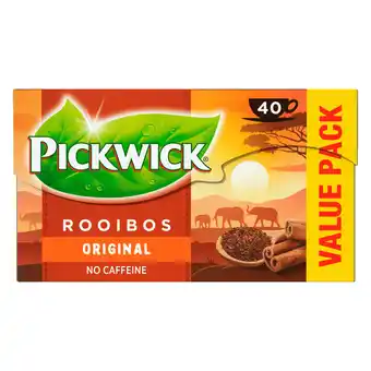 PLUS Pickwick Original rooibos thee voordeelpak aanbieding