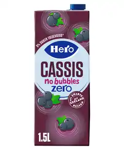 PLUS Hero Cassis no bubbles zero aanbieding