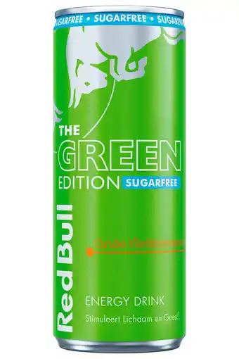 PLUS Red Bull Energy drink green edition suikervrij aanbieding