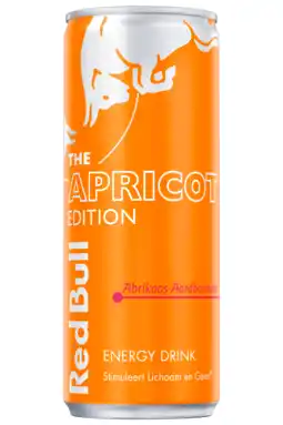 PLUS Red Bull Energy drink abrikoos aardbei aanbieding