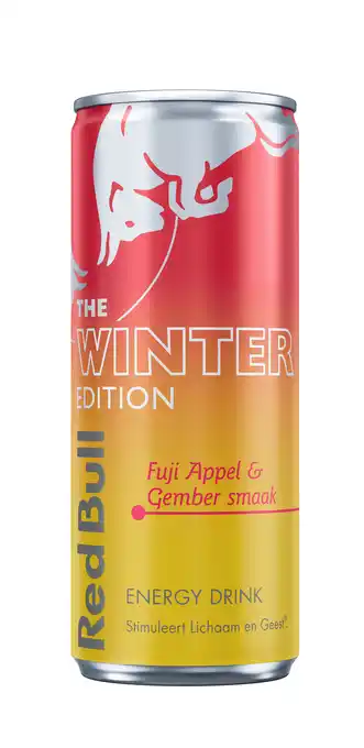 PLUS Red Bull Energy drink winter edition aanbieding