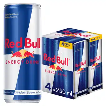 PLUS Red Bull Energy drink 4-pack aanbieding