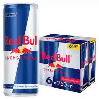 PLUS Red Bull Energy drink 6-pack aanbieding