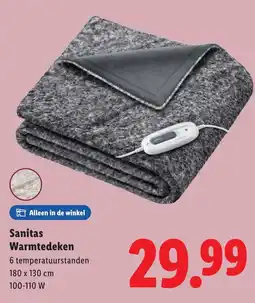 Lidl Sanitas Warmtedeken aanbieding