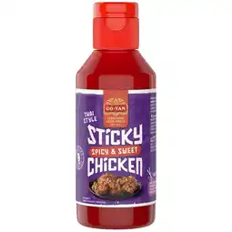 PLUS Go-Tan Sticky Chicken Spicy & Sweet aanbieding