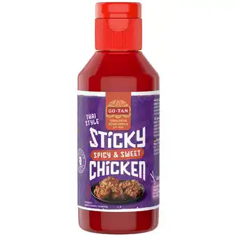 PLUS Go-Tan Sticky Chicken Spicy & Sweet aanbieding