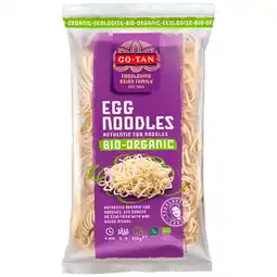 PLUS Go-Tan Eiernoodles biologisch aanbieding