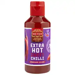 PLUS Go-Tan Chili saus extra hot sweet chili aanbieding