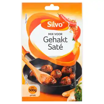 PLUS Silvo Kruidenmix gehakt saté aanbieding