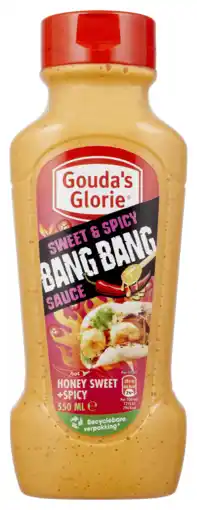 PLUS Gouda's Glorie Snacksaus Spicy Bang Bang aanbieding