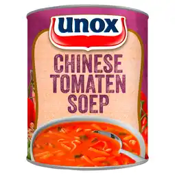 PLUS Unox Stevige soep Chinese tomaat aanbieding
