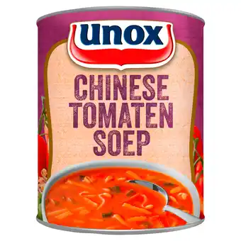 PLUS Unox Stevige soep Chinese tomaat aanbieding