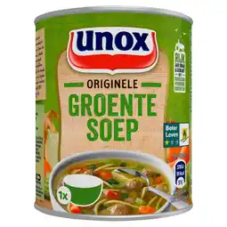 PLUS Unox Stevige soep tomaten groenten aanbieding