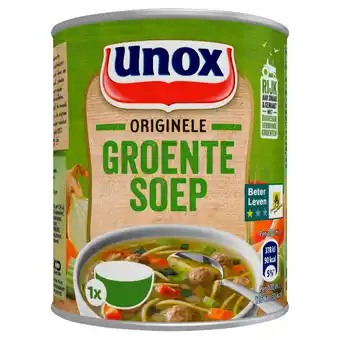 PLUS Unox Stevige soep tomaten groenten aanbieding