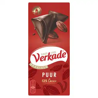 PLUS Verkade Puur chocoladereep aanbieding