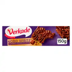 PLUS Verkade Nobo sprits dubbel chocolade aanbieding