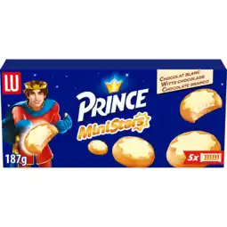 PLUS Lu Prince MiniStars koekjes witte chocola aanbieding