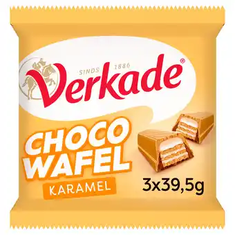 PLUS Verkade Chocowafel karamel 3-pack aanbieding