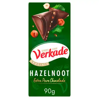 PLUS Verkade Extra puur/hazelnoot chocoladereep aanbieding