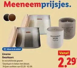 Lidl Livarno Geurkaars aanbieding