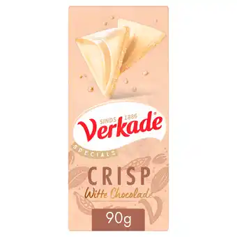 PLUS Verkade Wit crisp chocoladereep aanbieding