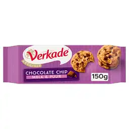 PLUS Verkade Chocolade chip melk & puur aanbieding