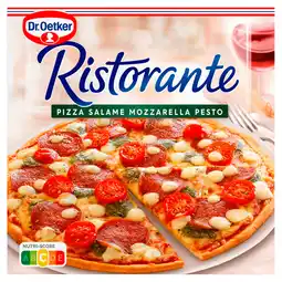 PLUS Dr. Oetker Ristorante Salame Mozzarella Pesto aanbieding