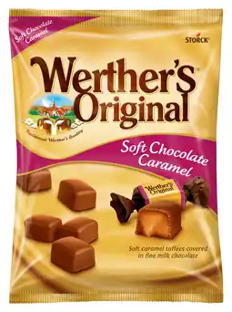 PLUS Werther's Original Soft chocolate caramel aanbieding