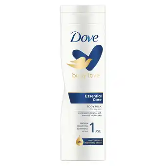 PLUS Dove Body love Essential bodylotion aanbieding