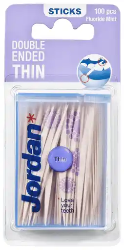 PLUS Jordan Tandenstoker double ended thin aanbieding
