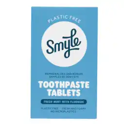 PLUS Smyle Tandpasta tabs fluoride navul aanbieding