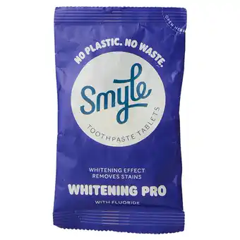 PLUS Smyle Whitening pro tandpasta tabs navul aanbieding