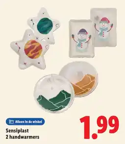 Lidl Sensiplast 2 handwarmers aanbieding