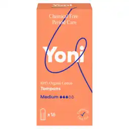 PLUS Yoni Tampons Medium van biokatoen aanbieding