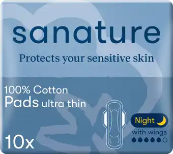 PLUS Sanature maandverband night with wings aanbieding